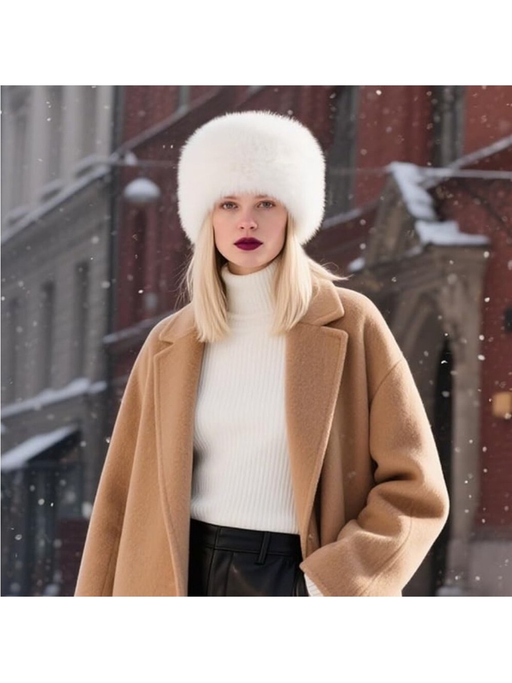 Women's Winter Hat Faux Fur